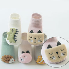 Animal Design Summer Autumn Cute Cartoon Baby Socks for Children