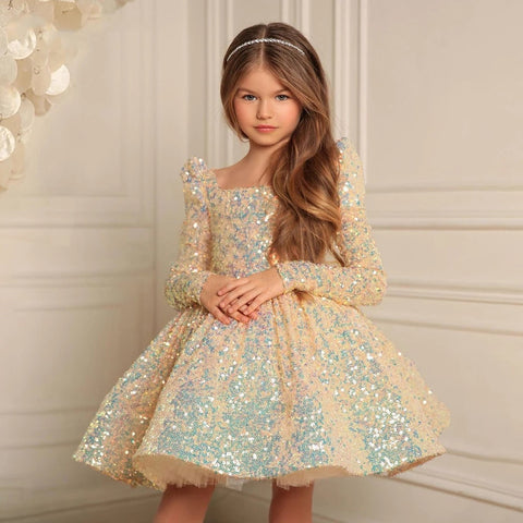 Charming Flowers Girls Dresses