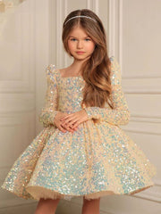 Charming Flowers Girls Dresses