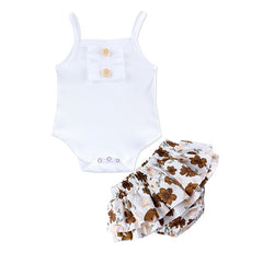 New Floral Children's Wear Baby Girls Summer Cloth