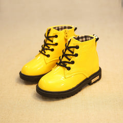 Unisex Children Boots for  Spring Autumn PU Leather