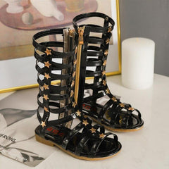 Roman Boots High-top Gladiator Sandals Hot Sale Toddler Girls Shoe