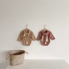 Newborn baby clothes bunny ear infant girls’ bodysuit