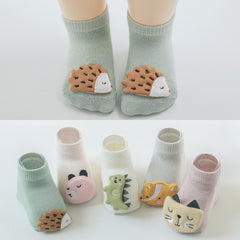 Animal Design Summer Autumn Cute Cartoon Baby Socks for Children