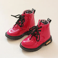 Unisex Children Boots for  Spring Autumn PU Leather