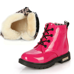 Unisex Children Boots for  Spring Autumn PU Leather