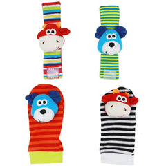 Infant Baby Kids Socks rattle toys