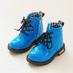 Unisex Children Boots for  Spring Autumn PU Leather