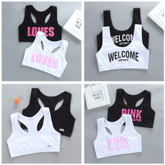 Girls Training Bras Kids Soft Underwear 2pcs