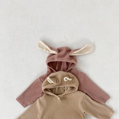 Newborn baby clothes bunny ear infant girls’ bodysuit