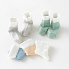 5 Pairs/lot 0-2 Years old Baby Socks