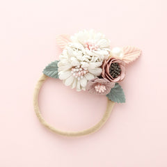 Lovely Lace Artificial Flower Headband Newborn Headband for Baby Girl