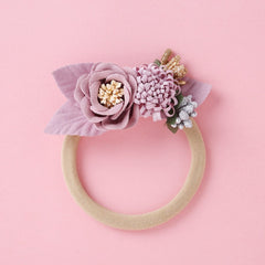 Lovely Lace Artificial Flower Headband Newborn Headband for Baby Girl