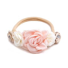 Lovely Lace Artificial Flower Headband Newborn Headband for Baby Girl