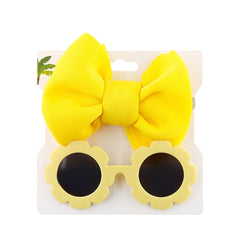 Big Bow Princess Head Band and Sunglasses for Beach