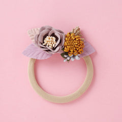 Lovely Lace Artificial Flower Headband Newborn Headband for Baby Girl