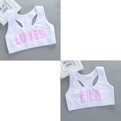 Girls Training Bras Kids Soft Underwear 2pcs