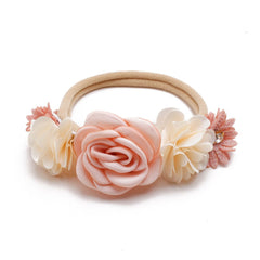 Lovely Lace Artificial Flower Headband Newborn Headband for Baby Girl