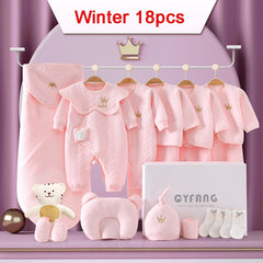 100% Cotton Kids Clothes Suit Unisex Infant Boys and Girls Clothing Set