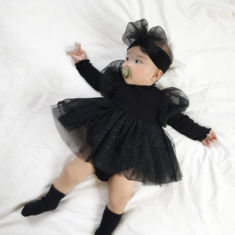 Baby Romper With Headband for Girls