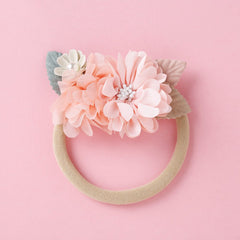 Lovely Lace Artificial Flower Headband Newborn Headband for Baby Girl