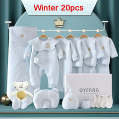 100% Cotton Kids Clothes Suit Unisex Infant Boys and Girls Clothing Set