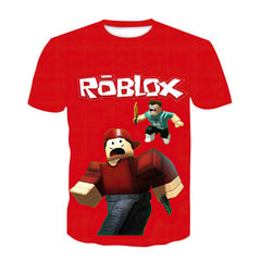 Cool 3D Printed Robloxing T Shirts for Boys