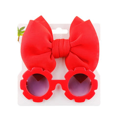 Big Bow Princess Head Band and Sunglasses for Beach