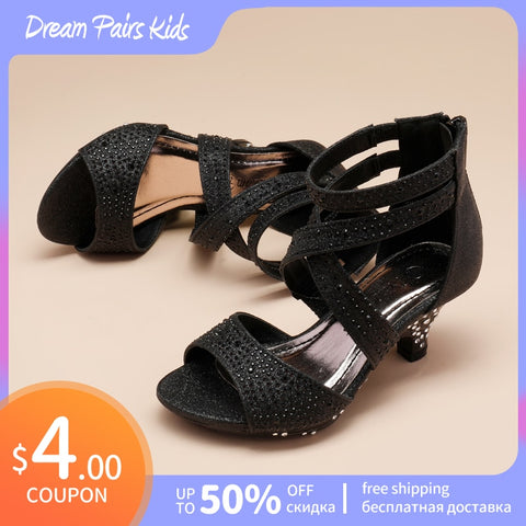 Dream Pairs Princess Kids Sandals Low Heel