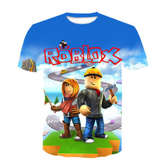 Cool 3D Printed Robloxing T Shirts for Boys