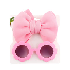 Big Bow Princess Head Band and Sunglasses for Beach