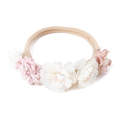 Lovely Lace Artificial Flower Headband Newborn Headband for Baby Girl