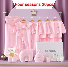 100% Cotton Kids Clothes Suit Unisex Infant Boys and Girls Clothing Set