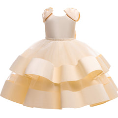 Elegant Bride Kids White Princess Dresses for Girls