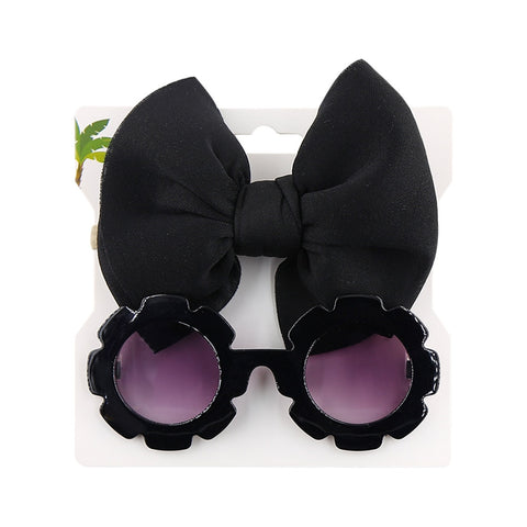 Big Bow Princess Head Band and Sunglasses for Beach