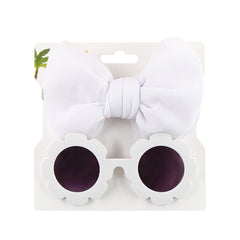 Big Bow Princess Head Band and Sunglasses for Beach