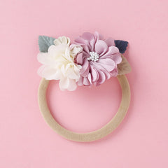 Lovely Lace Artificial Flower Headband Newborn Headband for Baby Girl