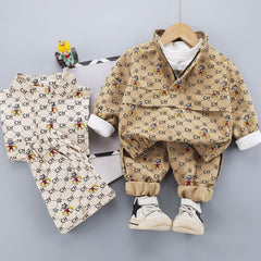 New Long Sleeve Sweatshirt and Pants Kids Autumn - for boys