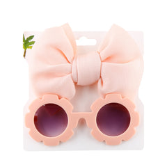 Big Bow Princess Head Band and Sunglasses for Beach