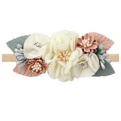 Lovely Lace Artificial Flower Headband Newborn Headband for Baby Girl