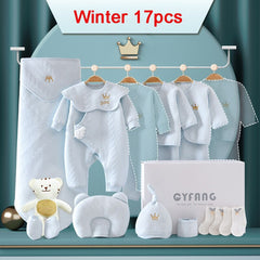 100% Cotton Kids Clothes Suit Unisex Infant Boys and Girls Clothing Set