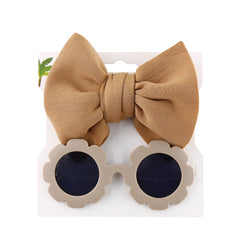 Big Bow Princess Head Band and Sunglasses for Beach