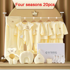 100% Cotton Kids Clothes Suit Unisex Infant Boys and Girls Clothing Set