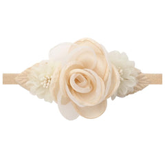 Lovely Lace Artificial Flower Headband Newborn Headband for Baby Girl